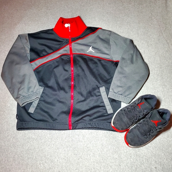 JORDAN B.FLY BP 'BRED' Junior 1 w/Matching Jacket